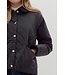 Janine Solid Diamond Pattern Quilted Long Sleeve Jacket