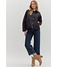 Janine Solid Diamond Pattern Quilted Long Sleeve Jacket