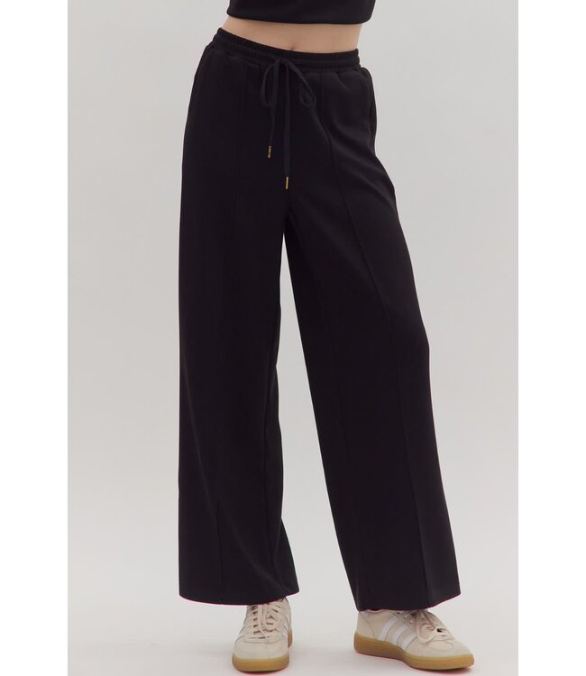 Wendy Solid Wide-Leg Pants