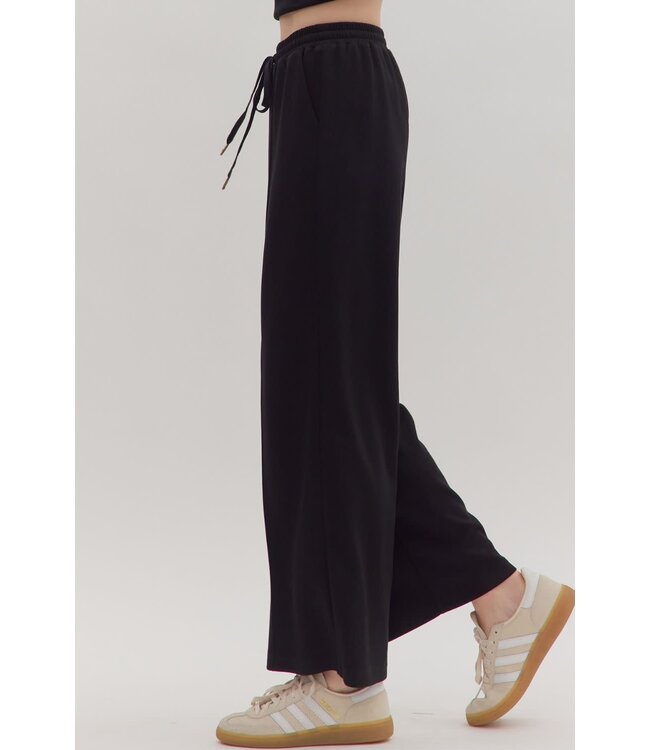 Wendy Solid Wide-Leg Pants