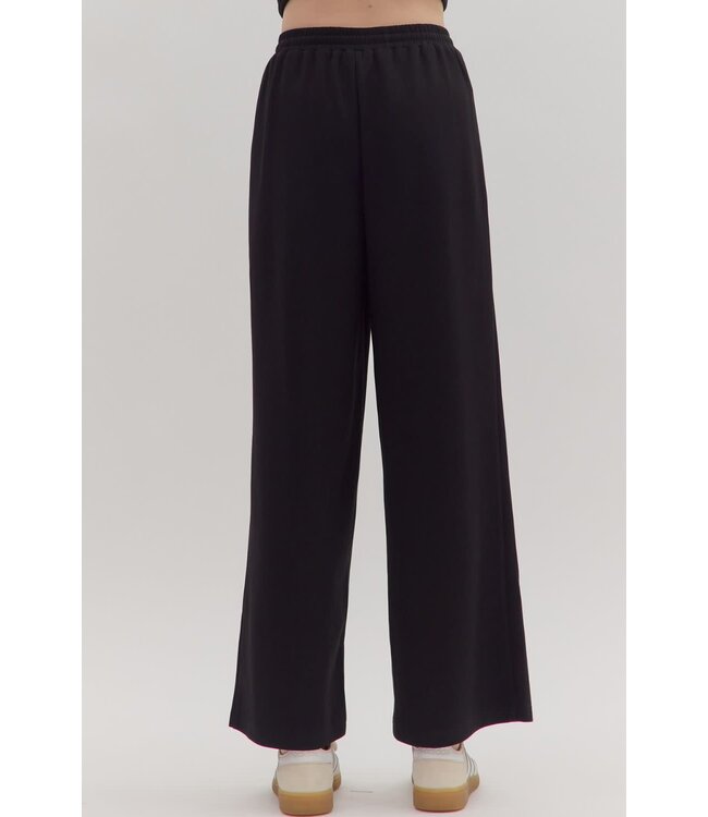 Wendy Solid Wide-Leg Pants
