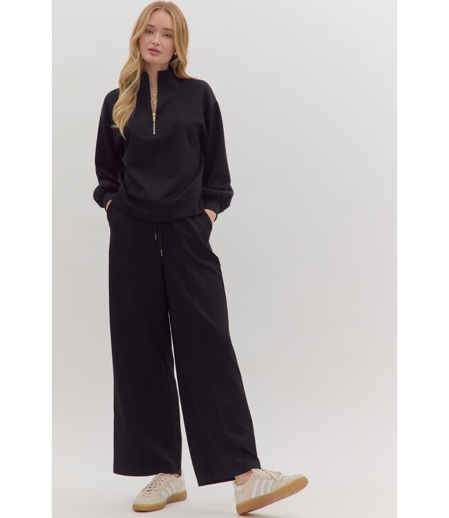 Wendy Solid Wide-Leg Pants