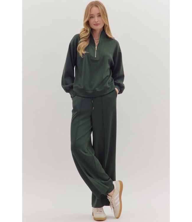 Wendy Solid Wide-Leg Pants