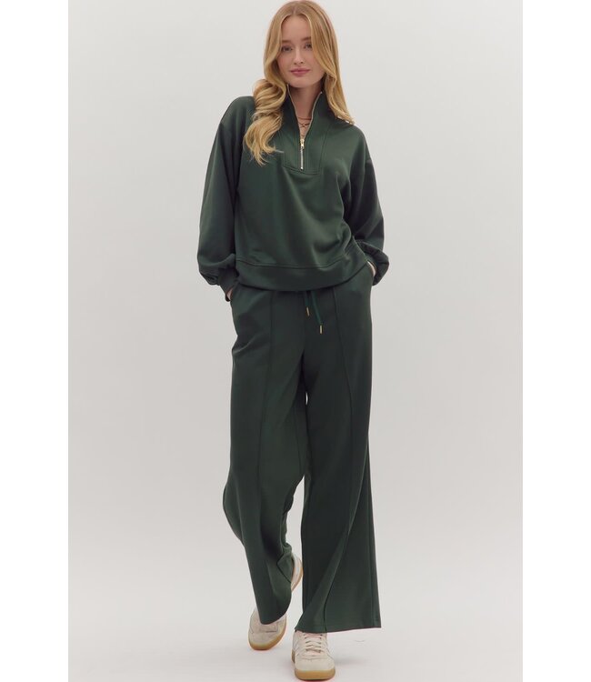 Hannah Solid Long Sleeve Knit Top
