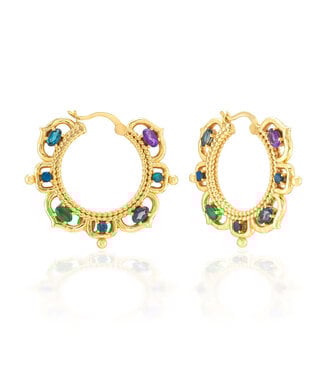 Contessa Hoop Earrings - Multi