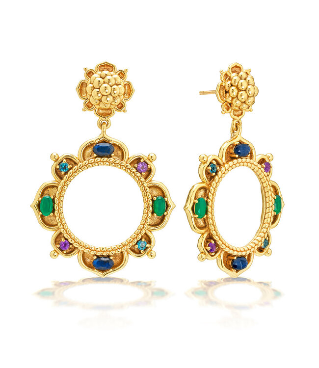 Contessa Dangle Earrings - Multi