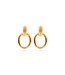 Cleopatra Regal Link Earrings - Gold