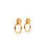 Cleopatra Regal Link Earrings - Gold