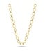 Cleopatra Small Link Necklace, 16+2" - Gold