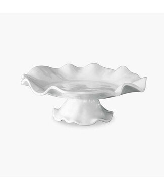VIDA Havana Pedestal Cake Plate White