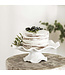 VIDA Havana Pedestal Cake Plate White