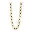 Cleopatra Grande Link Necklace, 16"+2" - Gold/Midnight
