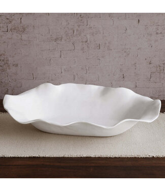 VIDA Nube Extra Large Oval Centerpiece (White)