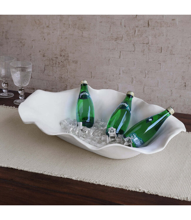 VIDA Nube Extra Large Oval Centerpiece (White)