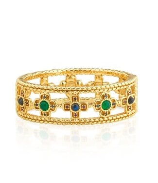 Contessa Hinged Bangle S/M - Multi