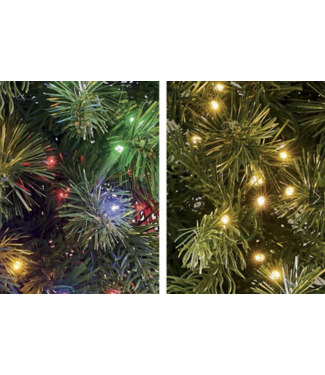 9'x14" King Fraser Garland - Sparkle Color Change Rice Light