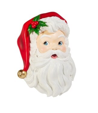 19" Santa Wall Plaque