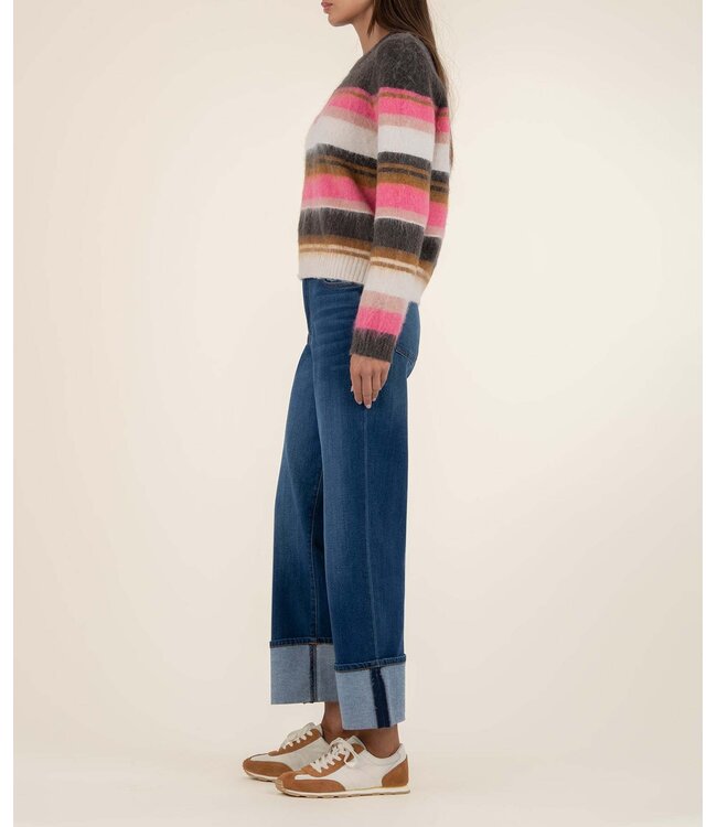 KUT FROM THE KLOTH Elvira Striped Pullover Sweater