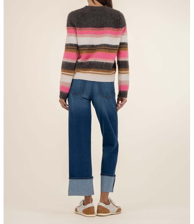 KUT FROM THE KLOTH Elvira Striped Pullover Sweater