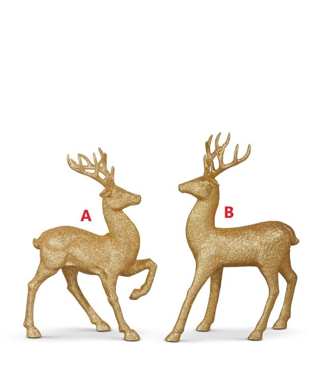Gold Glitter Deer - Sold Individually