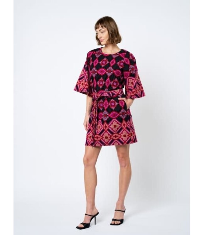 Daelyn Embroidered Mini Dress