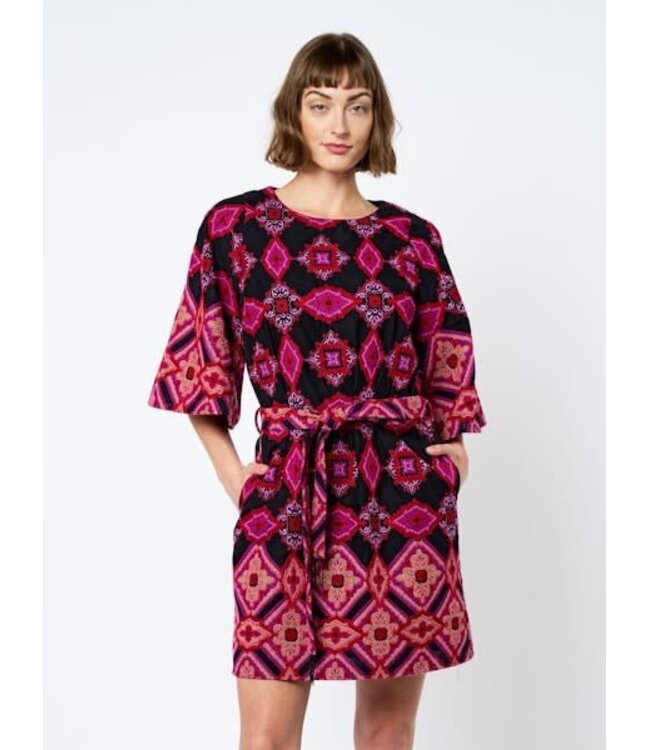 Daelyn Embroidered Mini Dress