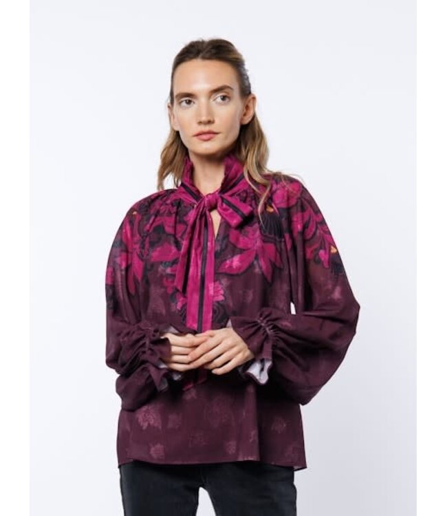 Kimi Floral Engineered Print Blouse