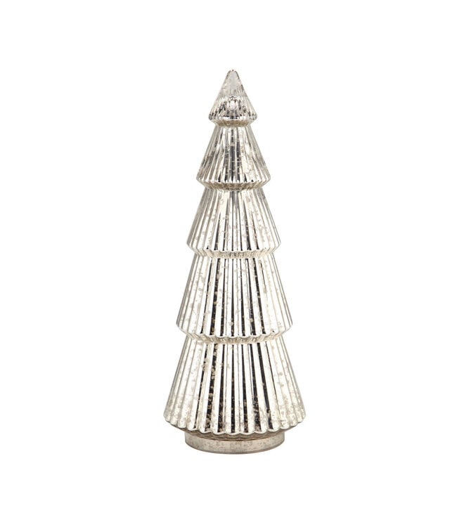 D8.5" Mercury Glass Christmas Tree