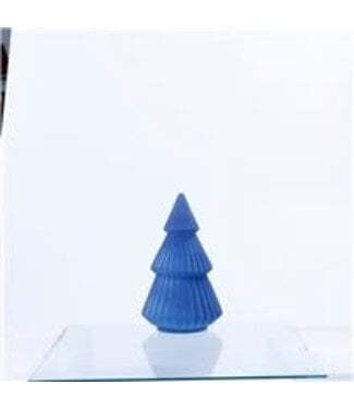 Glass Christmas Tree Blue