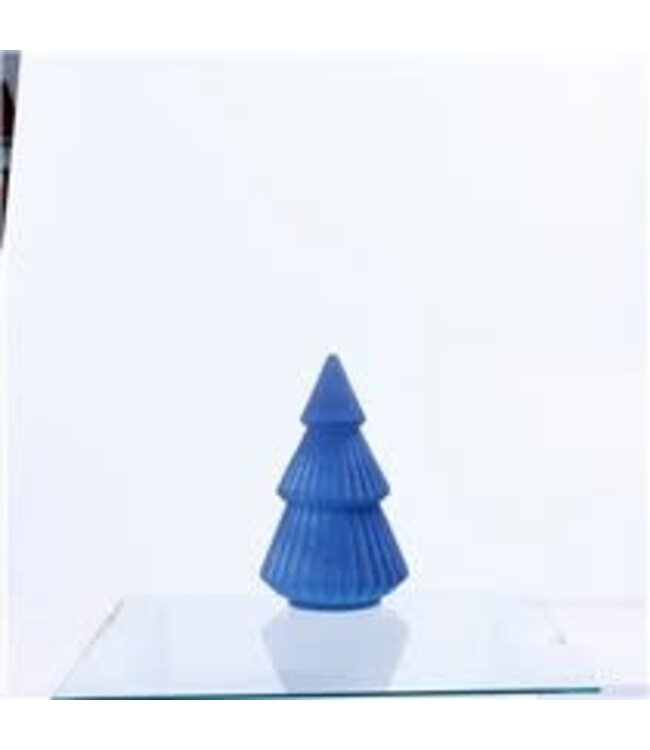 Glass Christmas Tree Blue