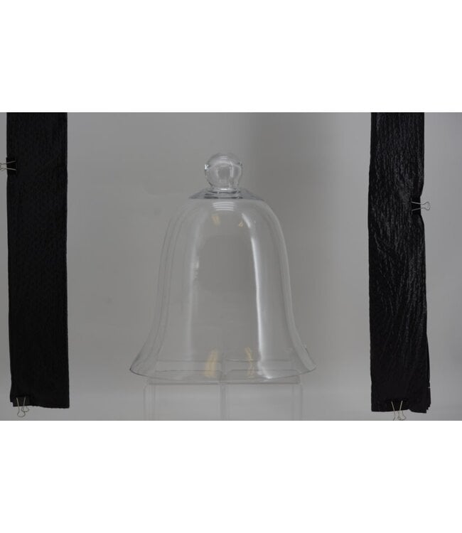 D13”H16” Glass Cloche Bell Jar