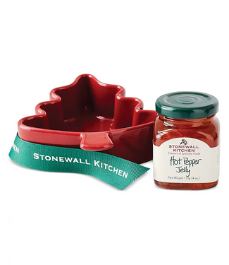 STONEWALL KITCHEN Hot Pepper Jelly Tree Ramekin