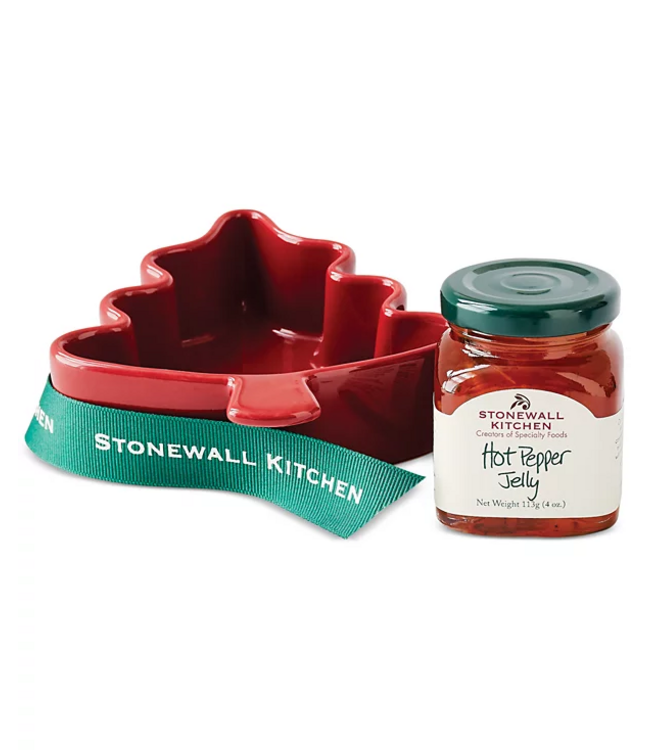 STONEWALL KITCHEN Hot Pepper Jelly Tree Ramekin