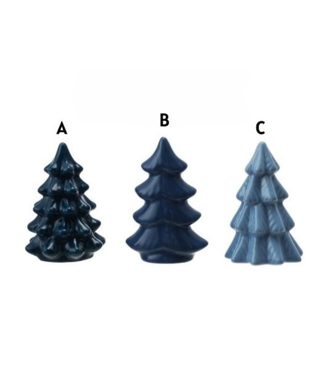 Stoneware Tree Blue