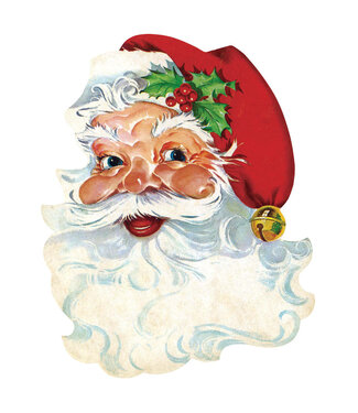 HESTER & COOK Die-Cut Santa Placemat