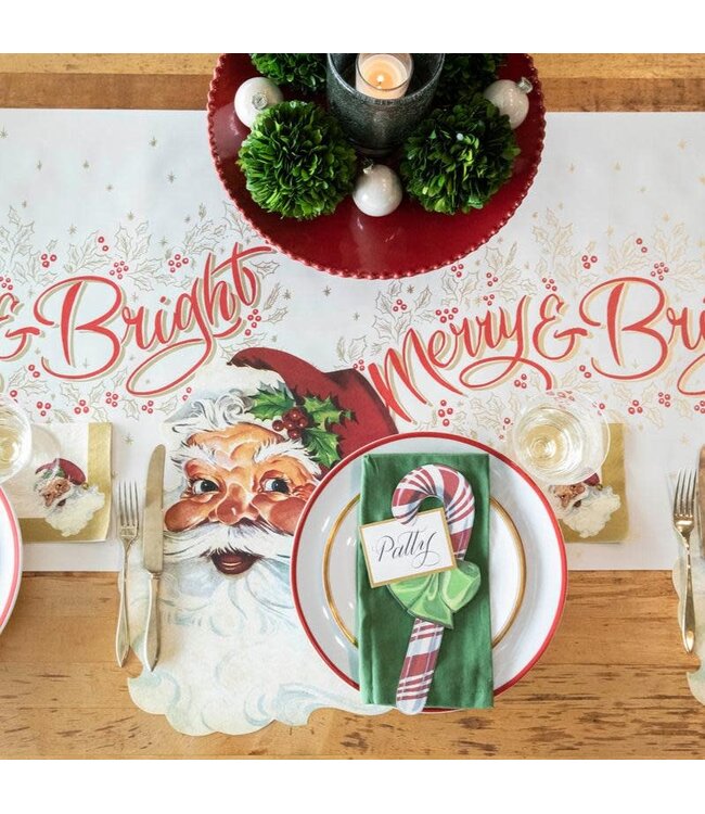 HESTER & COOK Die-Cut Santa Placemat