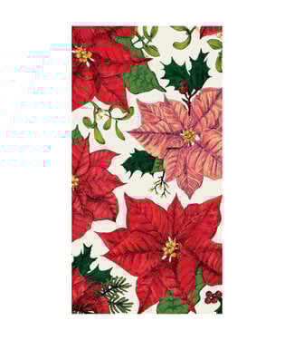 HESTER & COOK Poinsettia Guest Napkin