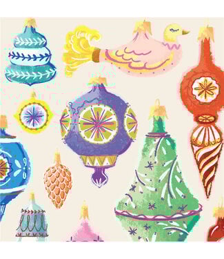 HESTER & COOK Ornaments Cocktail Napkin