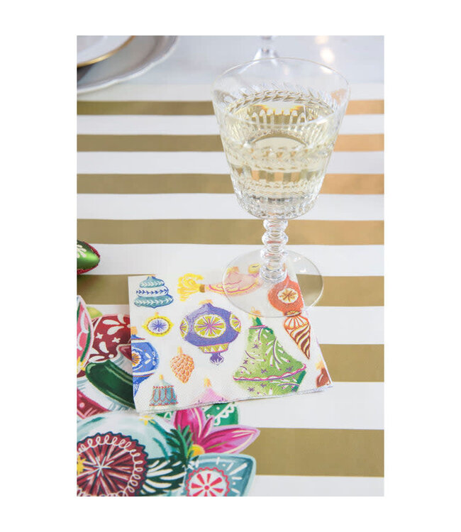 HESTER & COOK Ornaments Cocktail Napkin