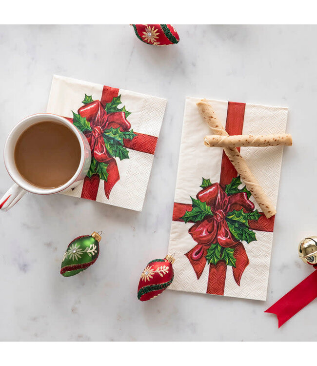 HESTER & COOK Christmas Present Cocktail Napkin