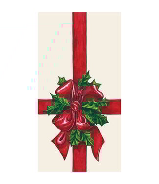 HESTER & COOK Christmas Present Guest Napkin