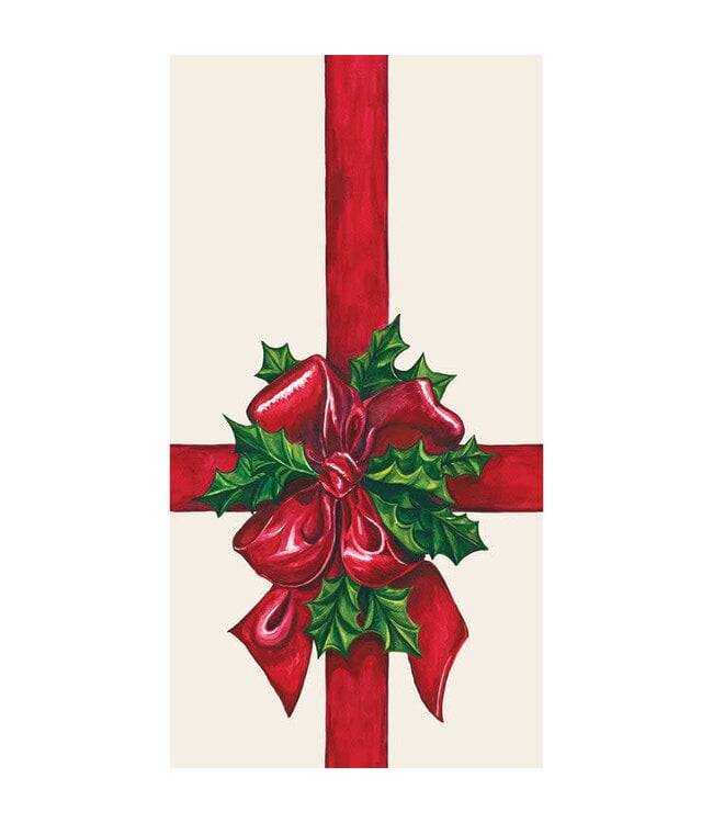 HESTER & COOK Christmas Present Guest Napkin