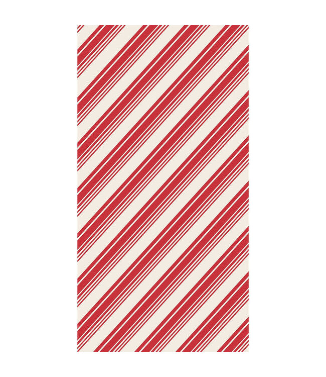 HESTER & COOK Peppermint Stripe Guest Napkin