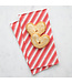 HESTER & COOK Peppermint Stripe Guest Napkin