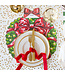 HESTER & COOK Die-cut Holiday Wreath Placemat