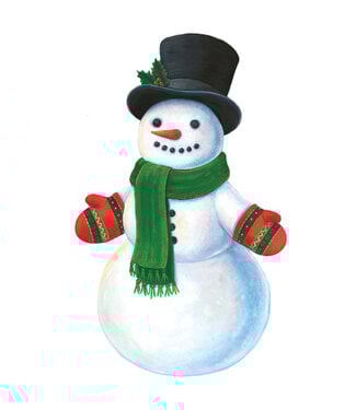 HESTER & COOK Die-cut Snowman Placemat