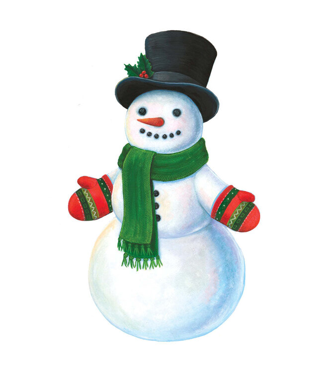 HESTER & COOK Die-cut Snowman Placemat