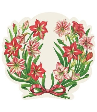 HESTER & COOK Die-cut Amaryllis Placemat