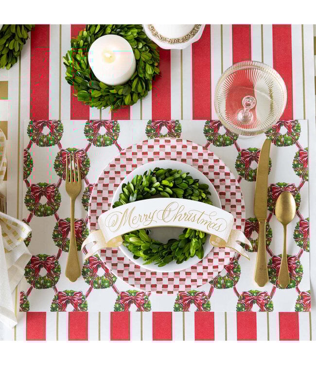HESTER & COOK Merry Christmas Banner Table Accent
