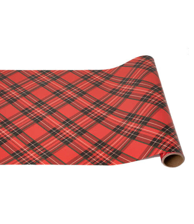 HESTER & COOK Red Plaid Runner